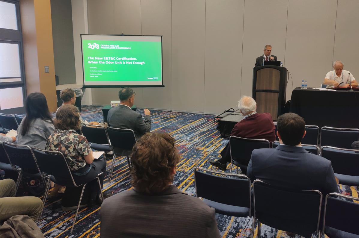 E&T&C Certification Unveiled at WEF Odors and Air Pollutants Conference 2023 in Charlotte, USA.