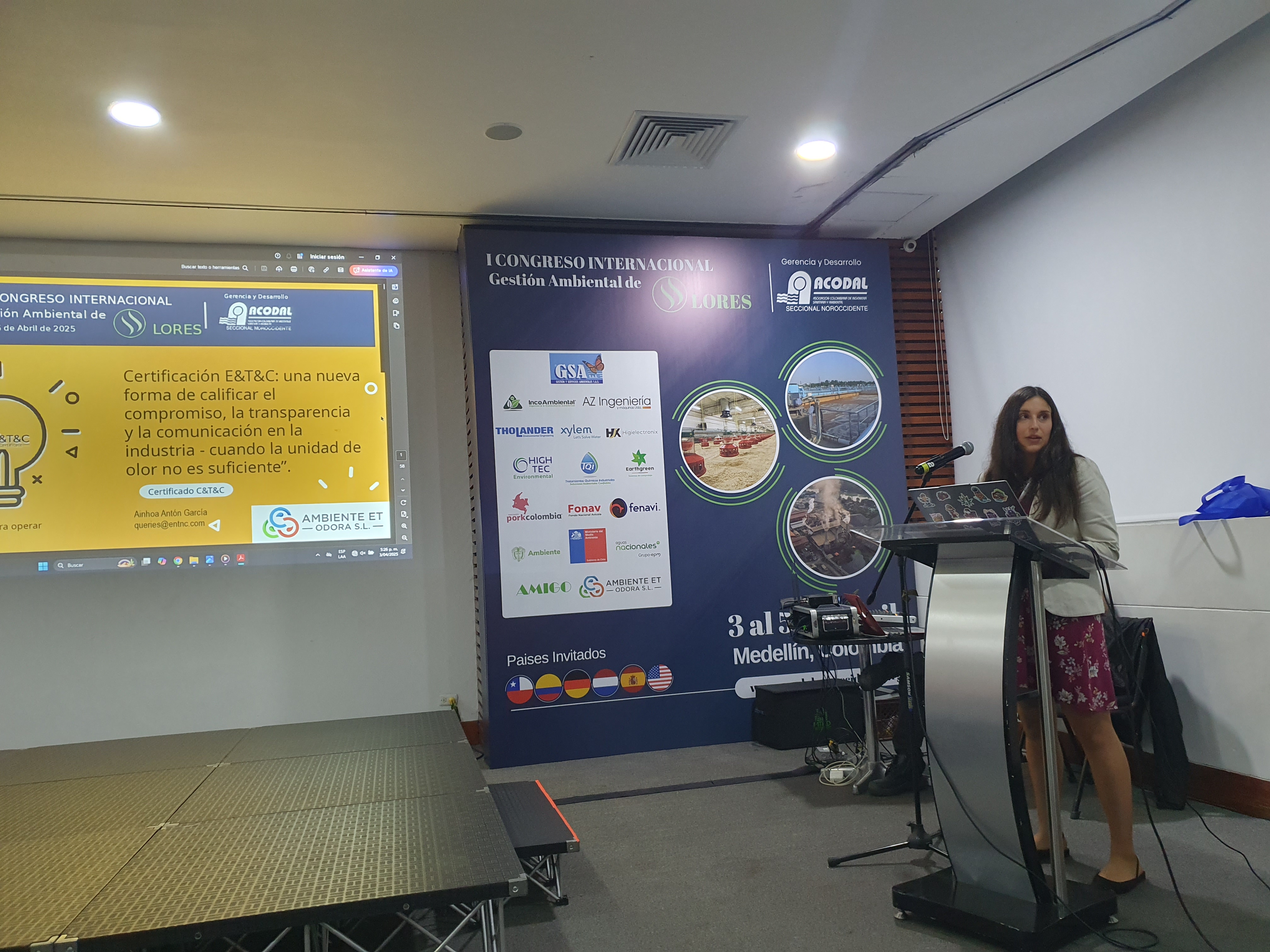 The E&T&C Certification Triumphs at the 1st International Congress on Odour Environmental Management 2025 in Medellin, Colombia